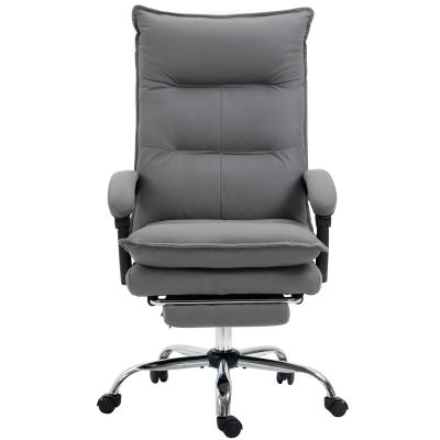 Scaun de birou cu masaj si incalzire, inaltime ajustabila, spatar reclinabil, 66x74x121,5cm, gri