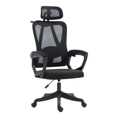 Scaun de birou executive Exeter pakoworld mesh negru 50x58x119-129cm Scaun de birou executive Exeter pakoworld mesh negru 50x58x119-129cm
