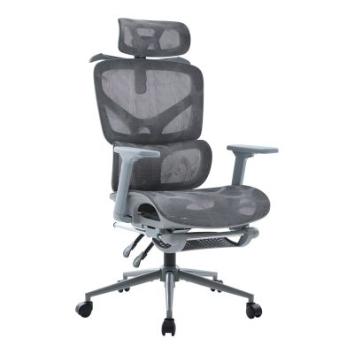 Scaun de birou executive Vigo pakoworld mesh, culoare gri, 52x70x118-124cm Scaun de birou executive Vigo pakoworld mesh, culoare gri, 52x70x118-124cm