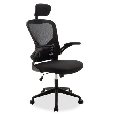 Scaun de birou manager Ergoline pakoworld cu plasa textila in culoare neagra Scaun de birou manager Ergoline pakoworld cu plasa textilă în culoare neagră