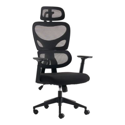 Scaun de birou pentru manager Cadrey Pakoworld Mesh Negru 67x64x120-128cm Scaun de birou pentru manager Cadrey Pakoworld Mesh Negru 67x64x120-128cm