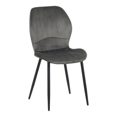 Scaun Jelour, antracit/negru, 46.5x60x84 cm