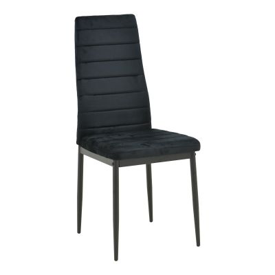 Scaun Parker, negru, 39.5x48x95 cm