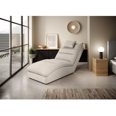Sezlong living ELTAP, TAC-22IN, Taco, 170x85x95 cm, lemn/poliester, bej deschis
