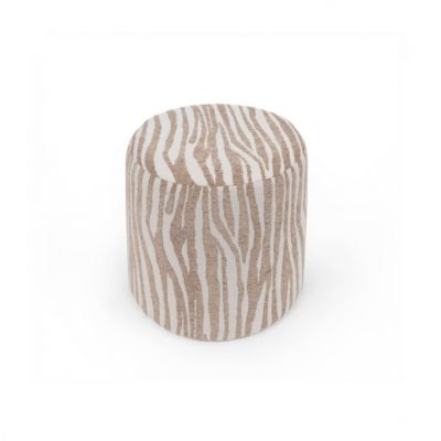 Taburet CORFINO Ø40 CM - Beige