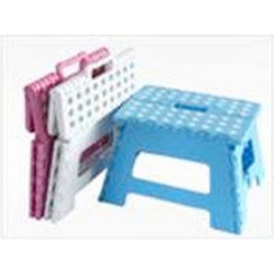 Taburet Pliabil din plastic, albastru