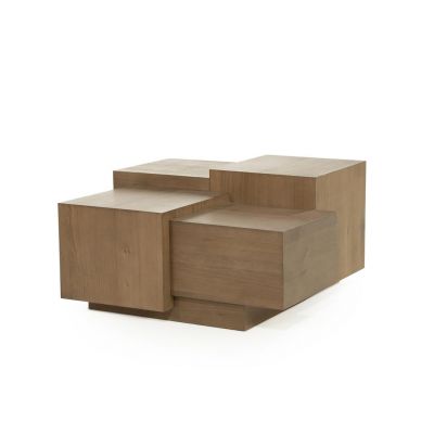 Masuta de cafea MALBIN 80 x 40 CM - Maro