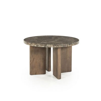 Masuta de cafea NOLENI Ø60 x 38 CM - Maro