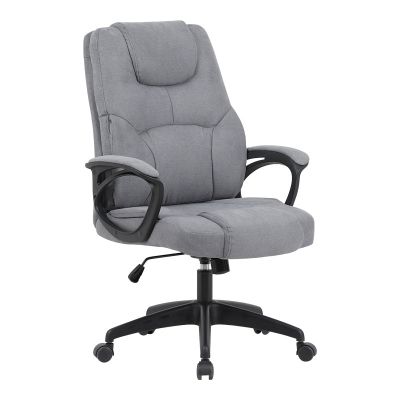 Scaun de birou directorial Kamora, Antracit, 66x67x111 cm