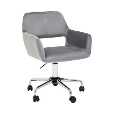 Scaun de birou gri tapițat Brent – Premier Housewares