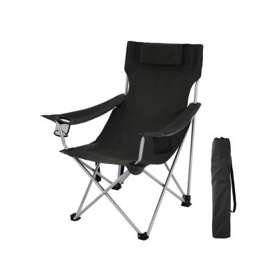 Scaun de camping Songmics Negru 81x70x91 cm