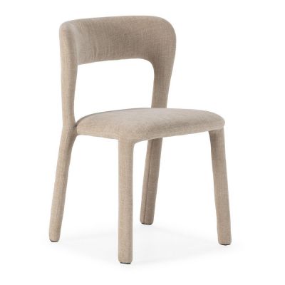 Scaun de living bej tapițat Lilia – MOME