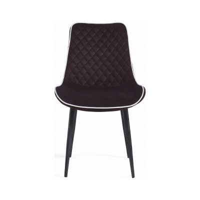 Scaun dining Milano din velur Brown