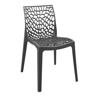 Scaun Hush, Pako World, PP, Gri, 50x57x81 cm