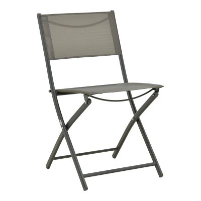 Scaun pliabil Jeve, metal si textilene, 46x51x81 cm