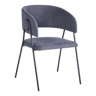 Scaun Rachele cu funcție confort, Bej, Picioare Metalice, Negre, 52x65x79 cm