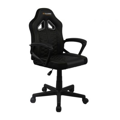 Scaun Rotativ Pentru Tineret din imitație piele, negru