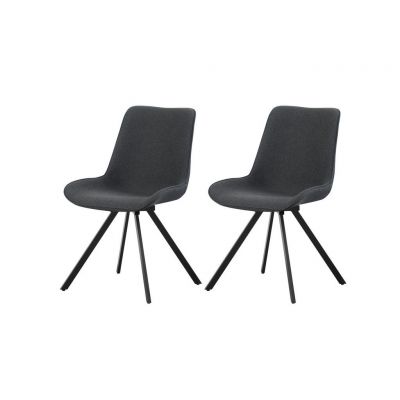 Set De Scaune din textil, antracit