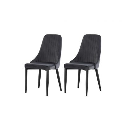 Set De Scaune din textil, antracit