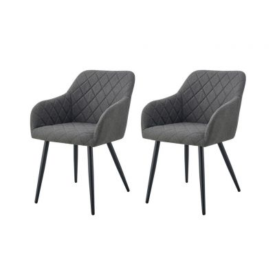 Set De Scaune din textil, antracit