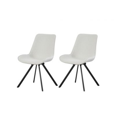Set De Scaune din textil, crem