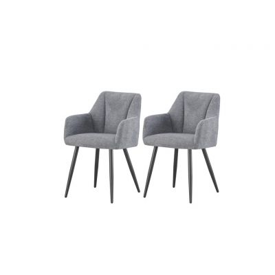 Set De Scaune din textil, gri