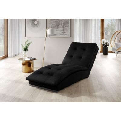 Sezlong living ELTAP, DOR-10FL, Doro, 170x85x95 cm, poliester, negru