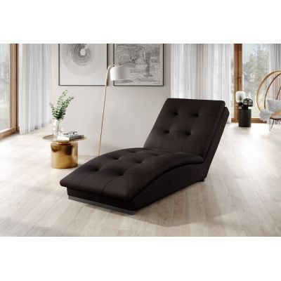 Sezlong living ELTAP, DOR-22FL, Doro, 170x85x95 cm, poliester, maro inchis