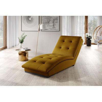 Sezlong living ELTAP, DOR-45NU, Doro, 170x85x95 cm, poliester, mustar
