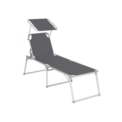 Sezlong Songmics Gri 65x200x48 cm