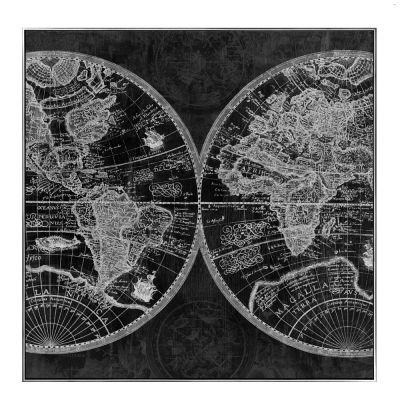 Tablou MAPA MUNDI 100 CM - Default Title