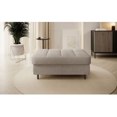Taburet cu spatiu pentru depozitare ELTAP, GOM-18TOU, Gomsi, 104x72x45 cm, lemn/poliester, bej