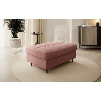 Taburet cu spatiu pentru depozitare ELTAP, GOM-24RAQ, Gomsi, 104x72x45 cm, lemn/poliester, somon
