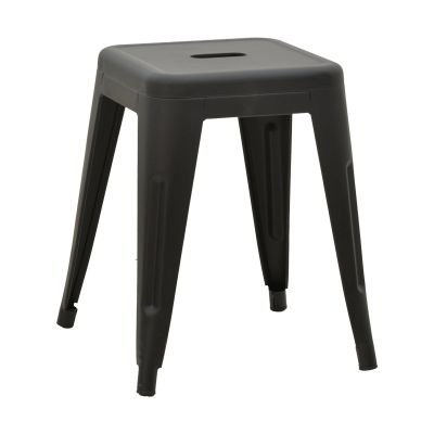 Taburet Utopia metal Gri, mat, 30x45x30 cm