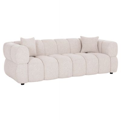 Canapea 3 locuri VARNIS 220 CM - Cream