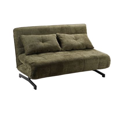 Canapea extensibila 2 locuri SCALEDA 142 CM - Verde