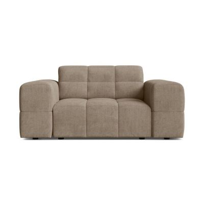Fotoliu bej cu tapițerie din chenille Chicago – Cosmopolitan Design