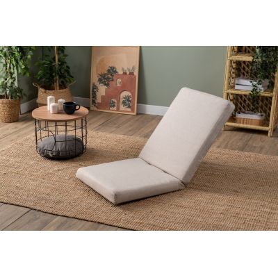 Fotoliu extensibil, Atelier del Sofa, 859FTN2371, Metal, Crem