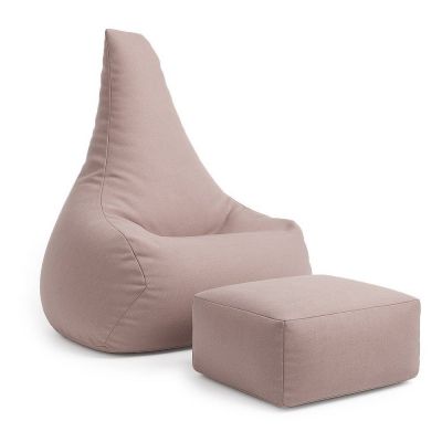 Fotoliu puf pentru copii roz Outzy – Meowbaby