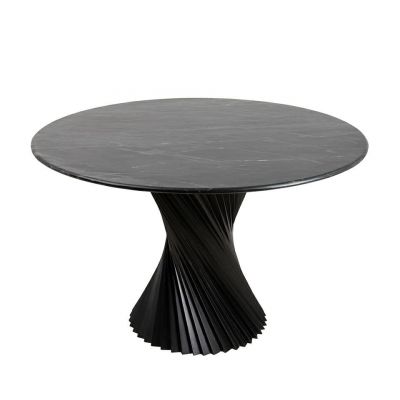 Masa SOLERN Ø120 CM - Negru / Ø120cm