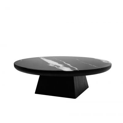 Masuta de cafea DROVER Ø100 x 30 CM - Negru