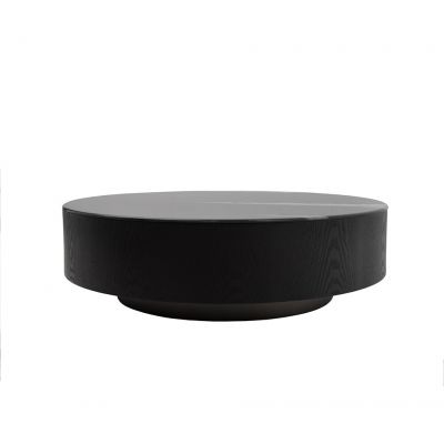 Masuta de cafea LARGOS Ø100 x 30 CM - Negru