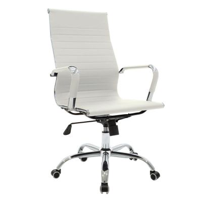 Scaun birou Valter PU 55x58x108cm - Alb