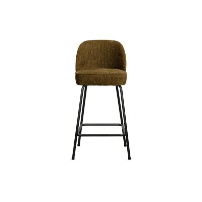 Scaun de bar bronz din catifea (înălțime șezut 64 cm) Vogue – WOOOD