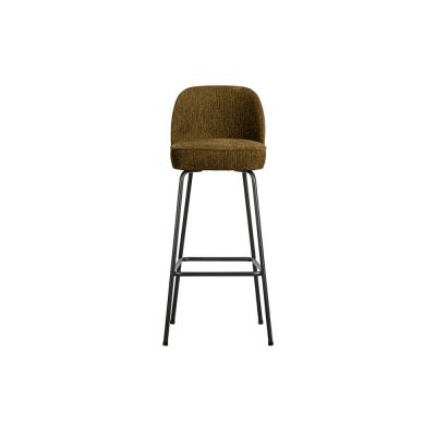 Scaun de bar bronz din catifea (înălțime șezut 79 cm) Vogue – WOOOD