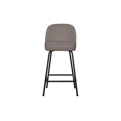 Scaun de bar gri (înălțime șezut 64 cm) Vogue – WOOOD