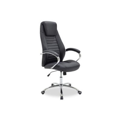 Scaun de birou manager Sonar, 57x61x120 cm - Negru