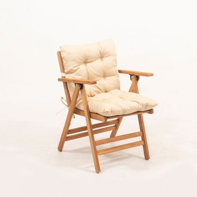 Scaun de gradina, Hanah Home, MYL04, 45x89x43 cm, Crem