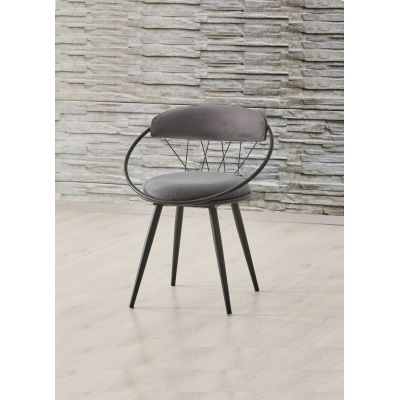 Scaun, Hanah Home, Relax, 60x79x60 cm, Metal, Gri