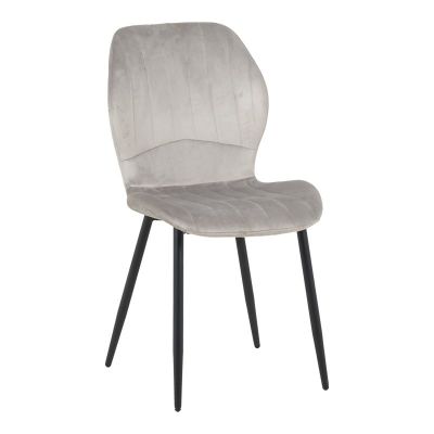 Scaun Jelour, gri/negru, 46.5x60x84 cm
